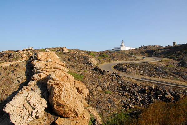 The road to Cap de Creus lighthouse
