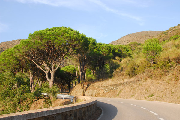 Road GI-613 between Cadaques to El Port de la Selva