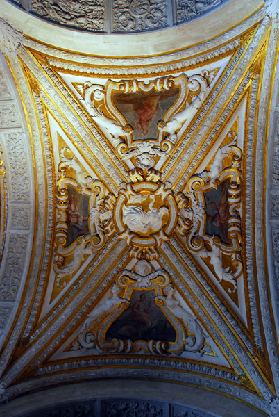 Ceiling of the Scala d'Oro leading to the upper floor of the Doge's Palace