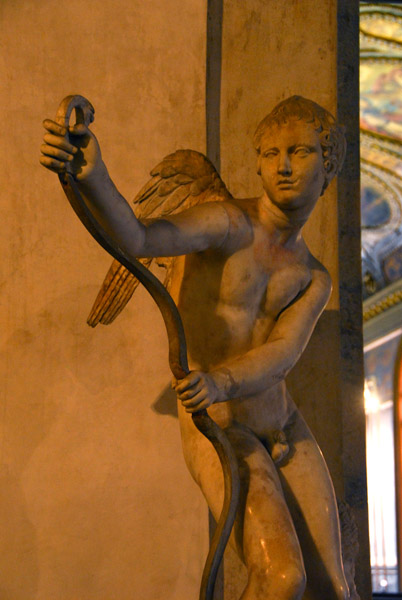 Eros Che Incorda l'Arco - Cupid Stringing His Bow, 2nd C. AD copy of 4th C. BC Greek original