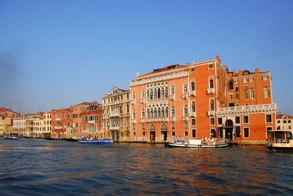 Grand Canal looking west from Rio di San Polo to Palazzo Balbi