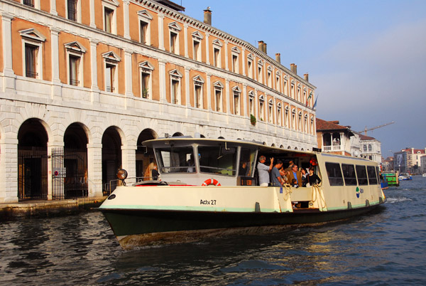 Actv - Venice public water bus known as a Vaporetto