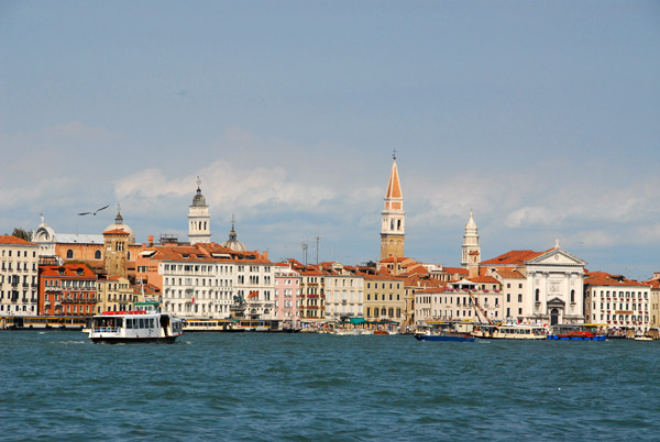 Riva degli Schiavoni from the Vaporetto station at Zitella