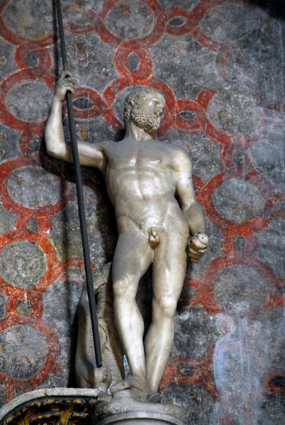 Neptune on the Benedetto Pesaro Monument by Giovanni Battista Bregno, 16th C.