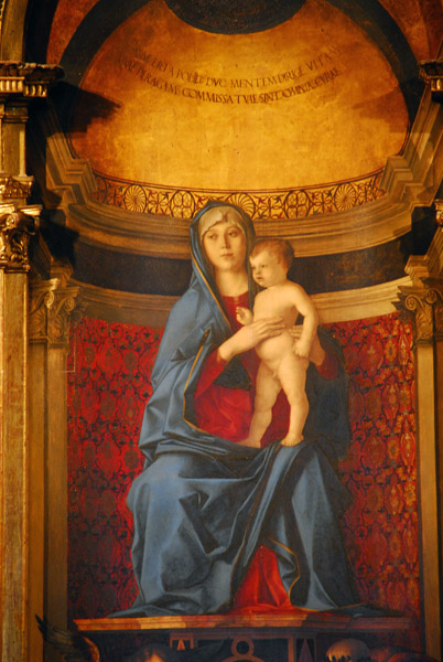 Madonna with Child by Giovanni Bellini, 1488, Sacristy of i Frari
