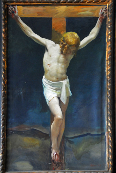 Painting of the Crucifixion, i Frari