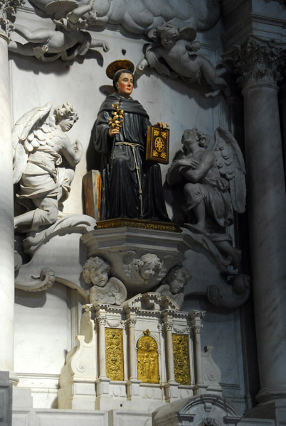 Wooden statue of St. Anthony (Sant' Antonio) by Giacomo di Caterino, 1450