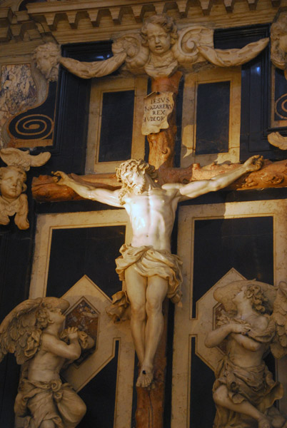 Baroque Altare del Crocefisso - Alter of the Crucifix, 1672 by Baldassare Longhena and Juste Le Court