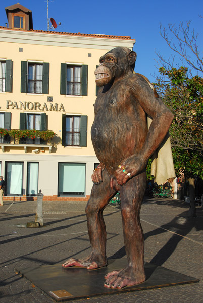 The Wise One by Bharti Kher of India (2006) on display in Lido di Venezia