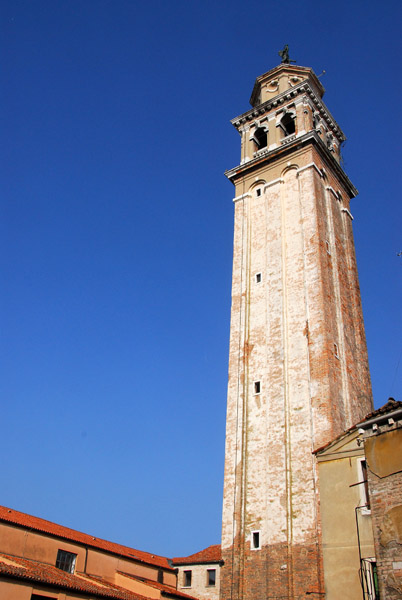 Campanile of Church of Santa Maria del Carmelo (dei Carmini), 17th C. Venice