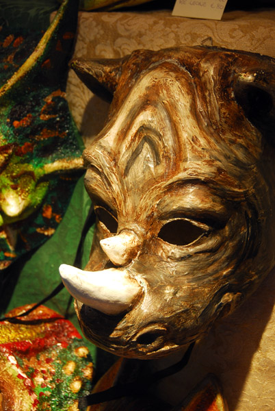 Carnival mask of a Rhino, Venice