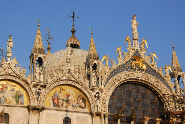 St. Mark's Basilica was built from 978-1063 on the site of an older church dating from 832 AD
