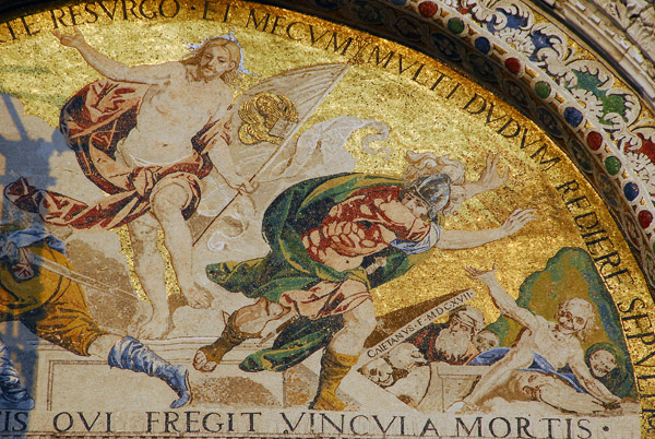 San Marco Mosaic - western faade lunette