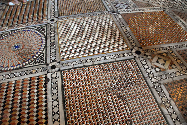 The tessellated floor of the south transept of St. Mark's Basilica