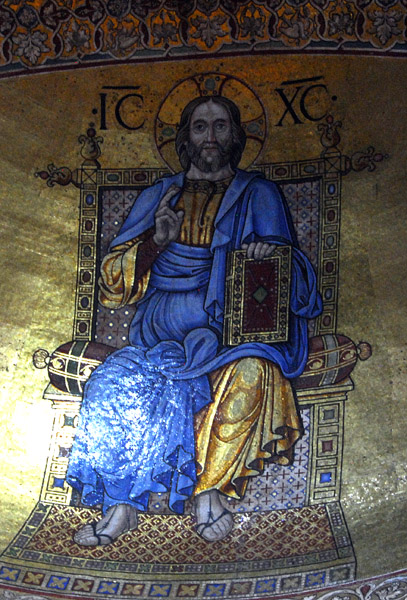 San Marco Mosaics - Christ Pantocrator on the Apse bowl-vault