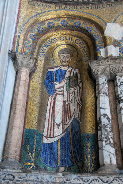San Marco mosaics - Lower niches with the evangelist St. Luke