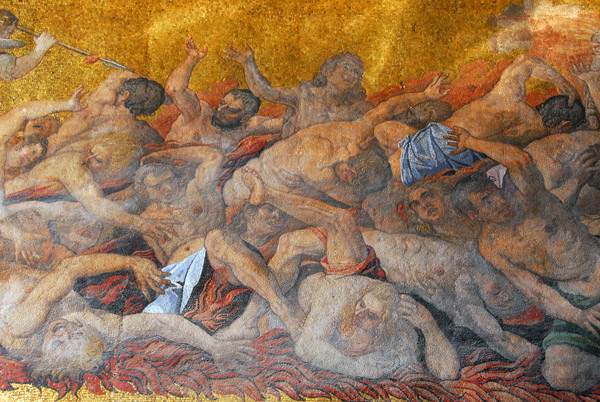 San Marco Mosaic - The Apocalypse and Last Judement Vault, Hell