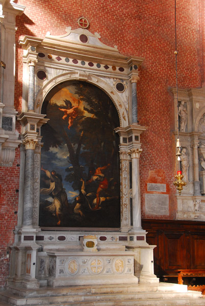 'Martyrdom of St. Peter' by Nicol Cassala, 19th C, San Zanipolo
