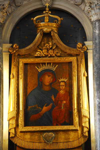 Madonna della Pace by an unknown 13th C. Byzantine artist, San Zanipolo