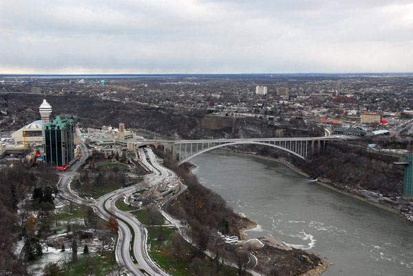 Rainbow Bridge - Canada on the left, USA on the right