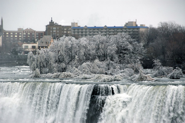 American Falls and Niagara Falls, NY, winter