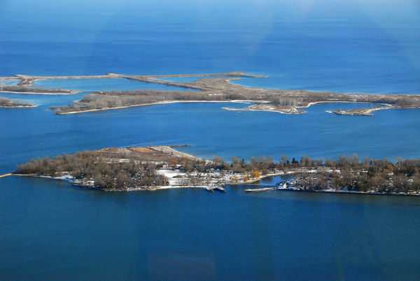 Toronto Islands and Leslie Street Spit, Lake Ontario