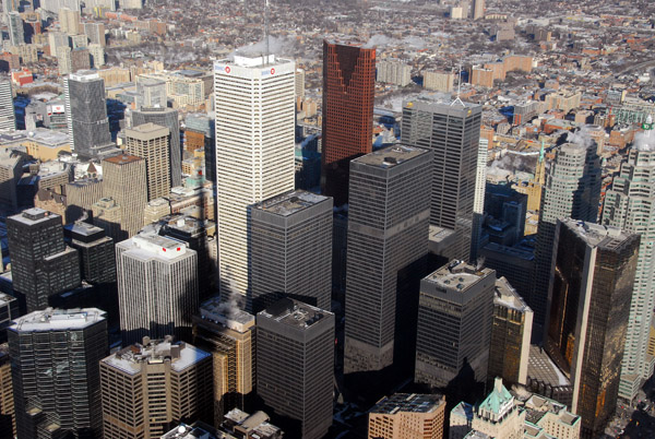 Toronto Central Business District  from CN Tower