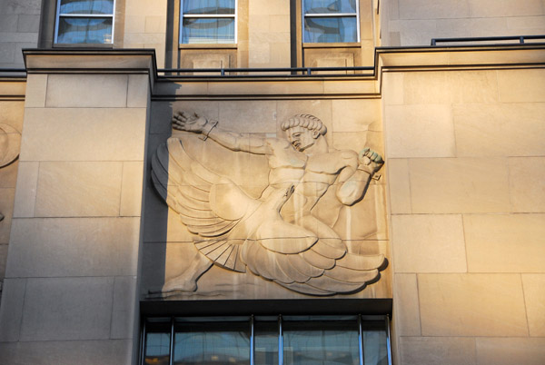 Relief on the Bank of Nova Scotia Building, Bay Street, Toronto