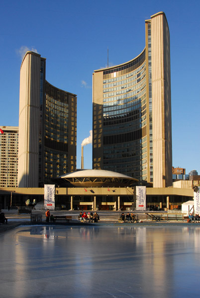 Ice rink, New City Hall, Toronto