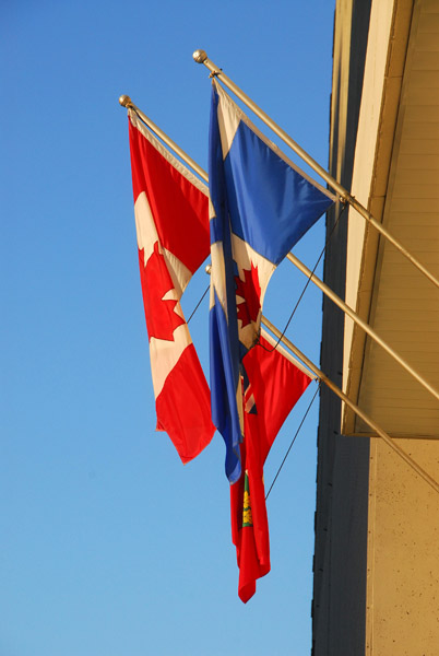 Flags of Canada, Ontario and Toronto