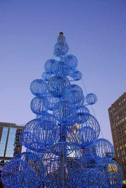 Christmas season, Dundas Square, Toronto
