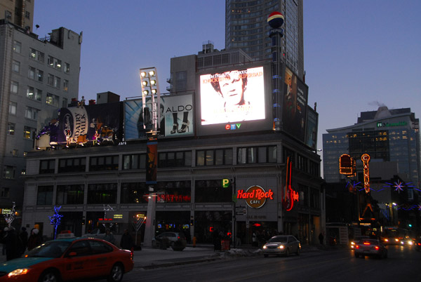 Dundas Square, Toronto, at night