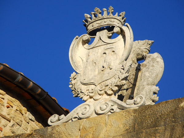 Coat of Arms over the gate, San Leo