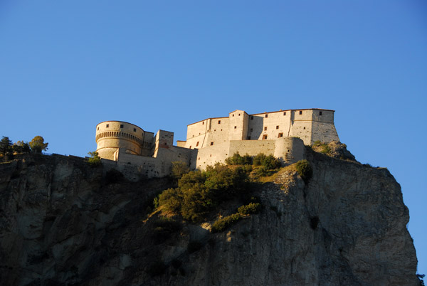 Hilltop Fortress of San Leo, seen from the south