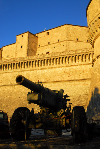 Modern artillery, Fortress of San Leo