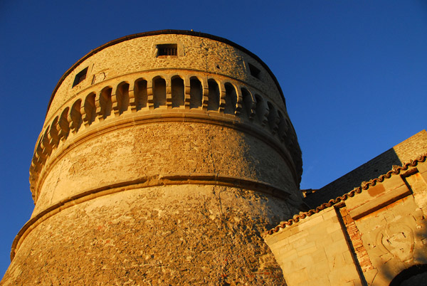Tower, Fortress of San Leo, evening