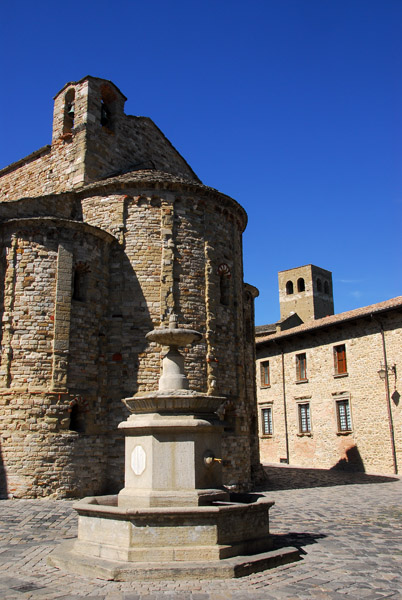 Neoclassical fountain, 1893, San Leo