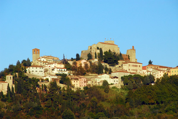 Verucchio, village and castle