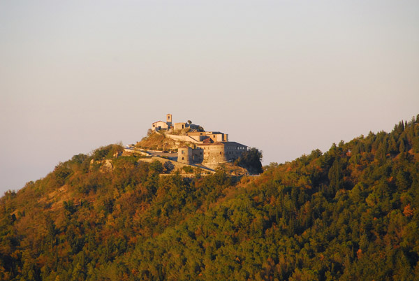 Castle of Torriana from Montebello