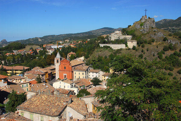 Pennabilli from the second hill, Roccione