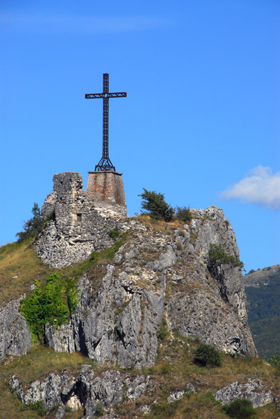 Cross on top of the hill Rupe Pennabilli