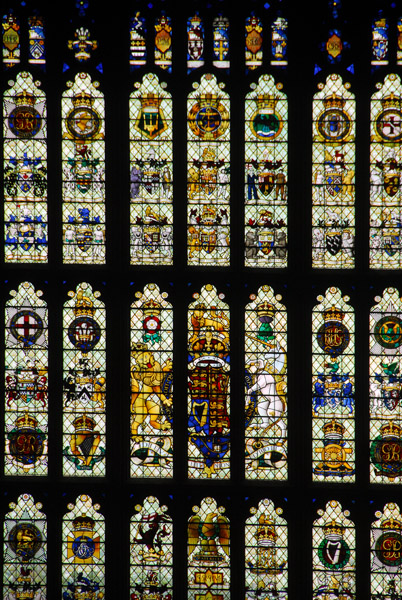 Stained glass window, Westminster Hall