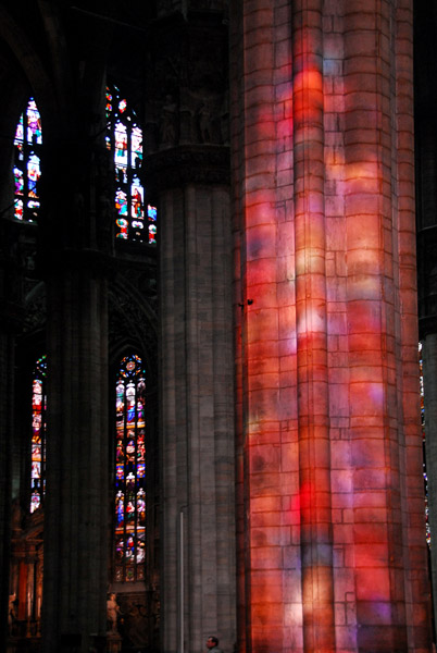 Colorful light, Milan Cathedral interior
