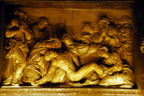 The Deposition of Christ, bas-relief, Milan Cathedral