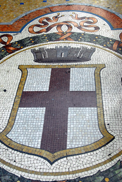 Mosaic floor, Milan coat-of-arms