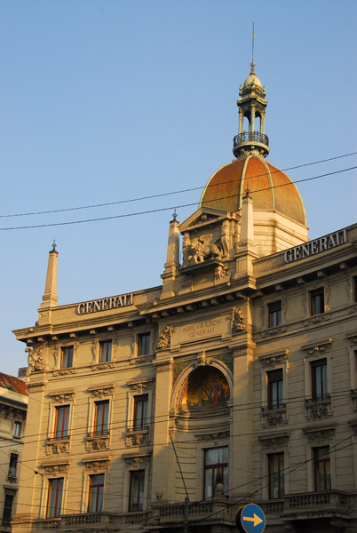 Assicurazioni Generali, Piazza Cordusio, Milano