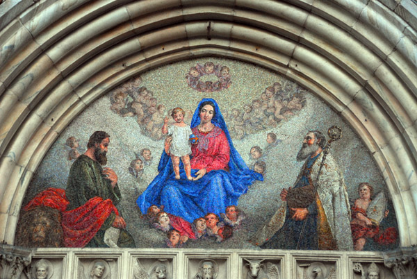 Mosaic of the Holy Family, Chiesa di San Marco, Brera district, Milan