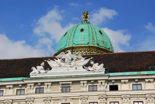 Michaelerkuppel, Hofburg, Wien
