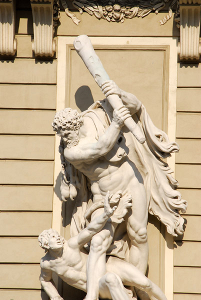 The 12 Labors of Hercules by Lorenzo Mattielli  - Vienna Hofburg