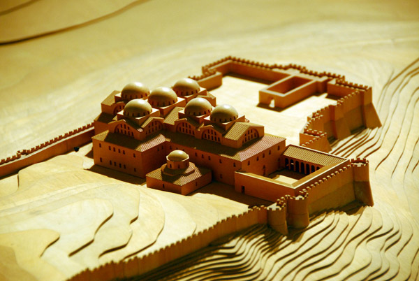 Model of the Basilica of St. John, Selçuk, now in ruins